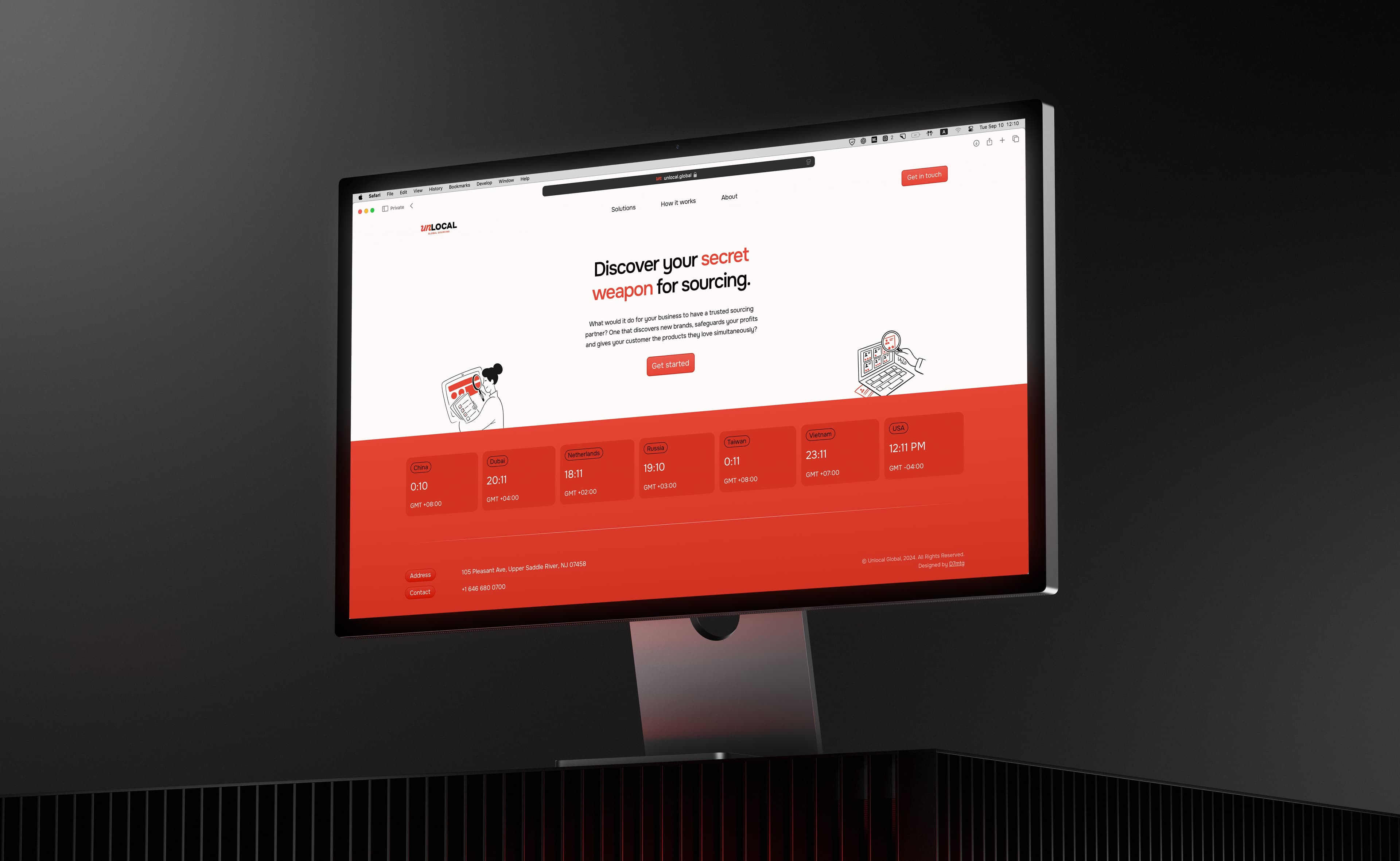 unlocal global sourcing website UX